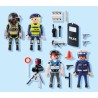 PLAYMOBIL | Action Heroes | Set personaggi della polizia | Personaggi giocattolo | Personaggi polizia | Giocattoli per bambini d