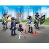 PLAYMOBIL | Action Heroes | Set personaggi della polizia | Personaggi giocattolo | Personaggi polizia | Giocattoli per bambini d