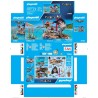 PLAYMOBIL | Pirati | Zattera dei pirati | Giocattolo Pirata | Personaggio Pirata | Giocattoli per bambini dai 4 anni in su | 717