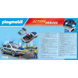 PLAYMOBIL | Action Heroes | Auto della Polizia | Macchina giocattolo | Giocattoli per bambini dai 4 anni in su | 71729