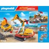 PLAYMOBIL | Action Heroes | Grande Escavatore | Giocattolo da Costruzione per Bambini | Set Escavatore | Giocattolo per Bambini 
