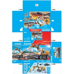 PLAYMOBIL | Action Heroes | Grande Escavatore | Giocattolo da Costruzione per Bambini | Set Escavatore | Giocattolo per Bambini 