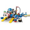 LEGO Super Mario Kart : Officina di Toad, Garage Giocattolo con Macchina da Costruire e 2 Personaggi con Accessori, 72035