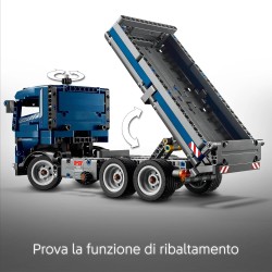 LEGO - Technic Autocarro con Cassone Ribaltabile - Camion Giocattolo con Sterzo e Funzioni - 42203