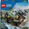 LEGO - City Fuoristrada di Montagna 4x4 - Set con Jeep Giocattolo da Costruire con una Minifigure e Accessori - 60447