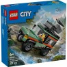 LEGO - City Fuoristrada di Montagna 4x4 - Set con Jeep Giocattolo da Costruire con una Minifigure e Accessori - 60447
