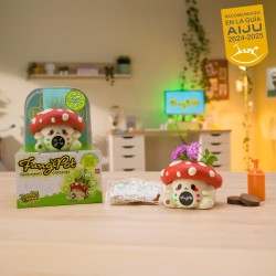 Garden KEEPERS FungiPot, vaso digitale interattivo per la cura delle piante, sensori di umidità, luce e temperatura, giochi digi