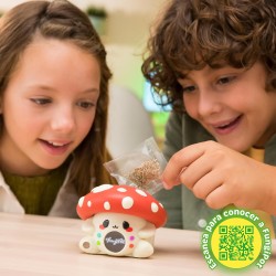 Garden KEEPERS FungiPot, vaso digitale interattivo per la cura delle piante, sensori di umidità, luce e temperatura, giochi digi