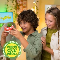 Garden KEEPERS FungiPot, vaso digitale interattivo per la cura delle piante, sensori di umidità, luce e temperatura, giochi digi