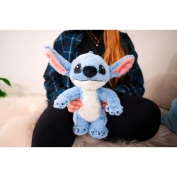 Disney Live Action Stitch 25 cm, peluche morbido e realistico, per bambini sin dai primi mesi di vita