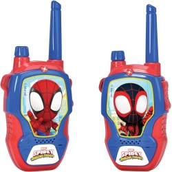 Jada - Spidey Walkie Talkie, 203222000, +4 anni, 2 unità, portata 100m, cancellazione rumore, 2,4 GHz