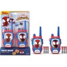 Jada - Spidey Walkie Talkie, 203222000, +4 anni, 2 unità, portata 100m, cancellazione rumore, 2,4 GHz