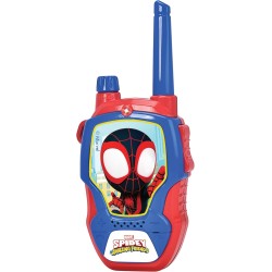 Jada - Spidey Walkie Talkie, 203222000, +4 anni, 2 unità, portata 100m, cancellazione rumore, 2,4 GHz