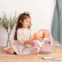 Smoby - Baby Nurse Toilet, +3 Anni, 2 in Uno, WC e lavabo, Bambola Non Inclusa