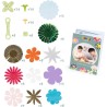Smoby - Flower Market Deco Set, 7600350410, +5 anni, 200 accessori, fiori e cornici, made in France