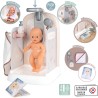 Smoby - Baby Nurse doccia, 7600220382, +3 anni, doccia per le bambole, funziona davvero