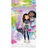 Crayola Creations - Glam Fashion Set, Disegna la tua collezione di moda, Set da disegno con Stencil e Stickers, Attività Creativ