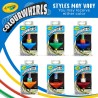 CRAYOLA - ColourWhirls, la Trottola dei Colori, Set con 1 Trottola, Colori Assortiti, Sfide in Famiglia e con gli Amici, Gioco e