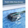 WYBOT C2 - Robot Pulitore Senza Fili a Batteria doppia filtrazione, fino a 180 minuti per Piscina