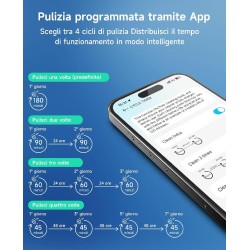 WYBOT C2 - Robot Pulitore Senza Fili a Batteria doppia filtrazione, fino a 180 minuti per Piscina