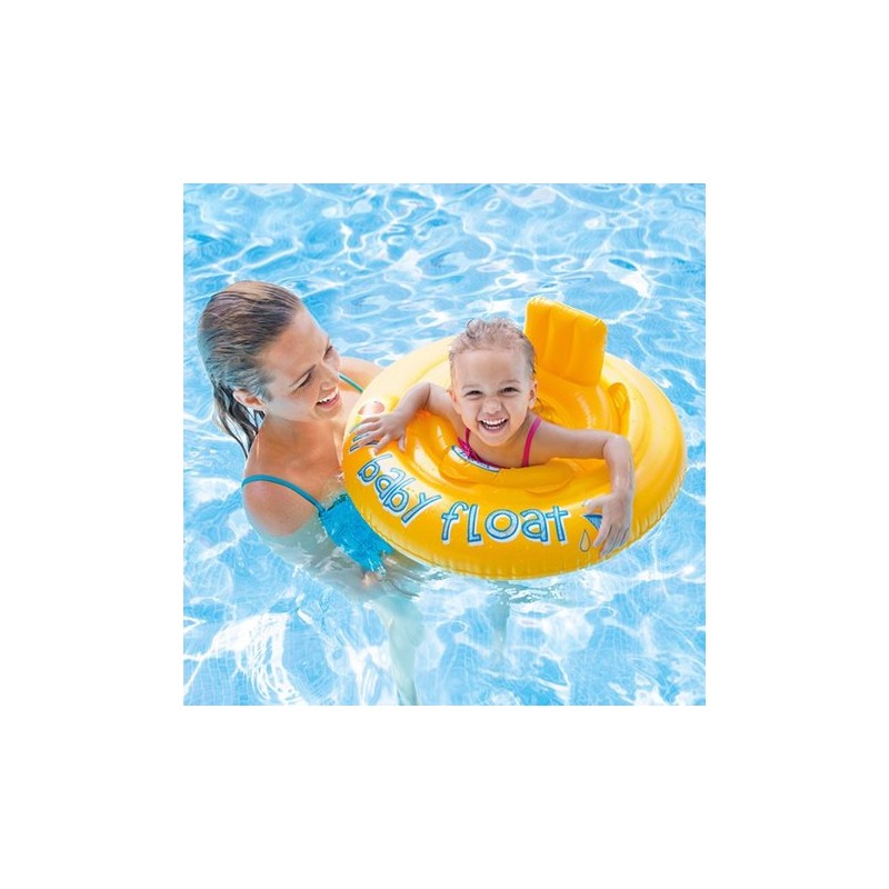 Intex 56585EU - Salvagente Mutandina Giallo, Vinile, Giallo, 70 cm