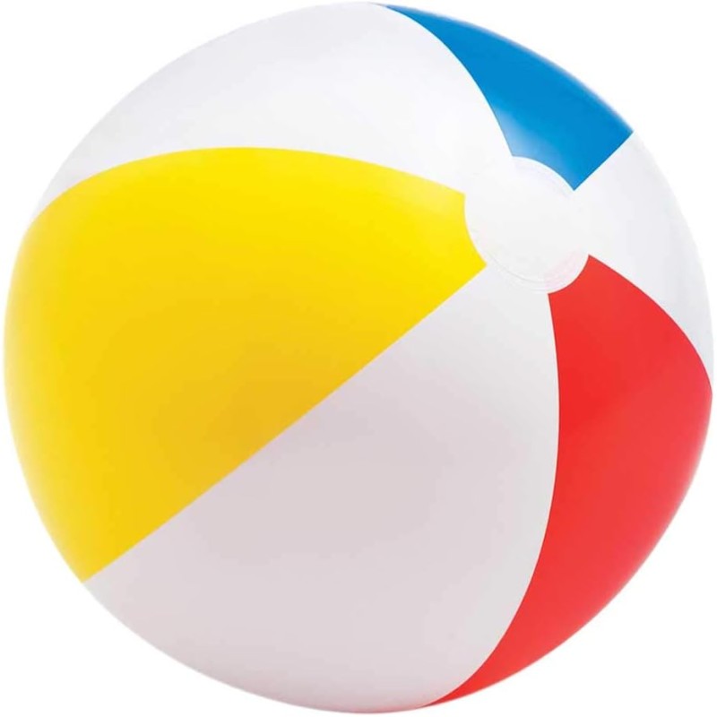 Intex Palla con pannello lucido - Pallone gonfiabile ad acqua/pallone da spiaggia, colori assortiti