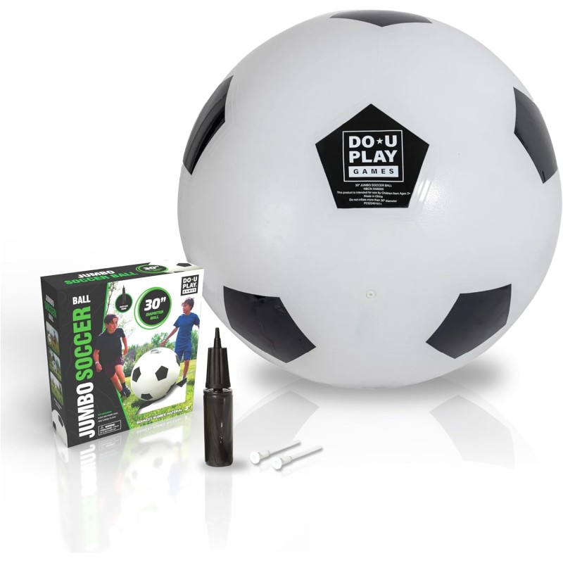 DoUPlay Pallone da calcio Jumbo - Ø 76 cm
