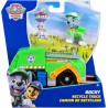 Paw Patrol, Camion per la Raccolta di Rifiuti di Rocky, Veicolo e Personaggio Rocky, Giochi Bambini, 3+ Anni