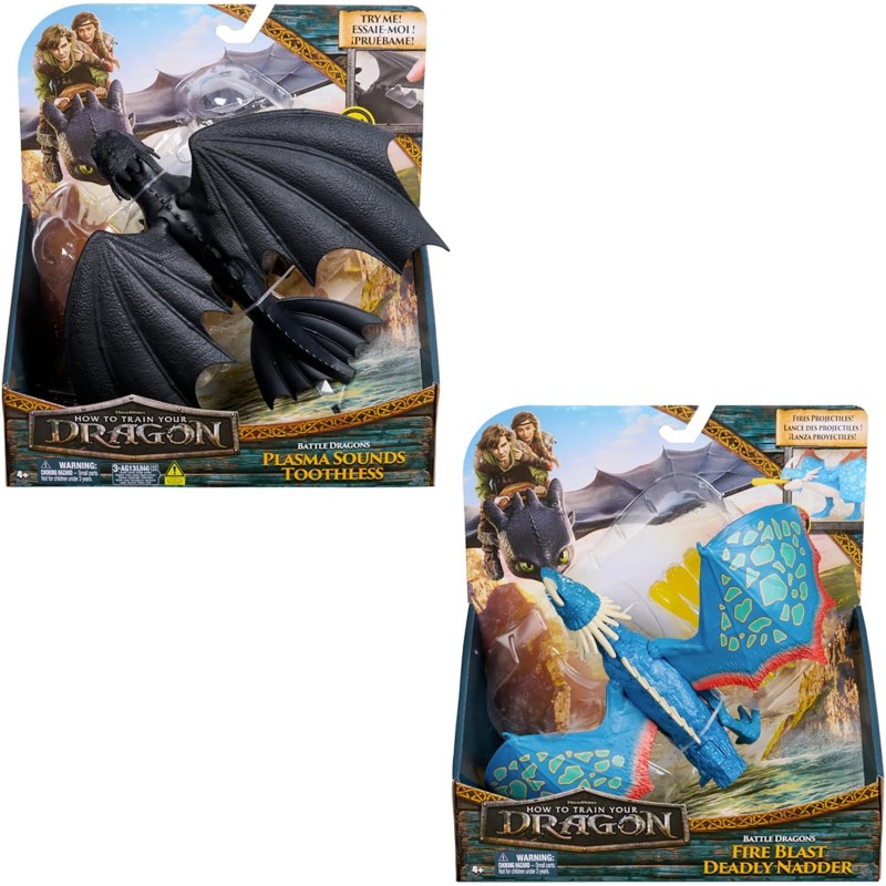 Dragons Draghi Deluxe Assortiti, 1 pezzo, assortimento casuale