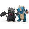 Dreamworks How to Train your Dragon - Mini drago interattivo con effetti sonori, 1 pezzo, assortimento casuale