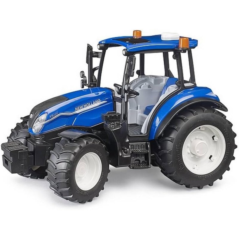 BRUDER 02184 - New Holland T5.120-1:16 Trattore, veicoli, fattoria, agricoltura, trattore, bulldog