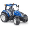 BRUDER 02184 - New Holland T5.120-1:16 Trattore, veicoli, fattoria, agricoltura, trattore, bulldog