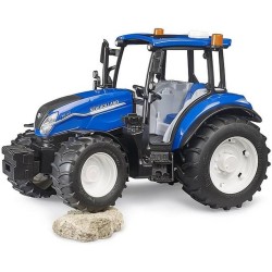 BRUDER 02184 - New Holland T5.120-1:16 Trattore, veicoli, fattoria, agricoltura, trattore, bulldog