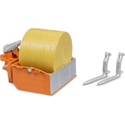 BRUDER 02353 - Accessori Cassone e forche per trattore - Accessori, fattoria, veicoli, agricoltura, trattore, trattore, bulldog