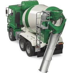 BRUDER 02739 - Betoniera MAN TGA, autocarro per la miscelazione del calcestruzzo, veicolo da costruzione