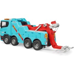 BRUDER 03553 - Scania Super 560R Camion di soccorso stradale e traino con modulo luci e suoni - 1:16 Veicoli, carri attrezzi, c