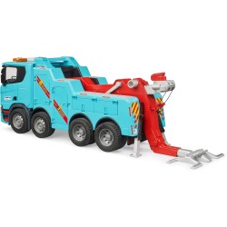 BRUDER 03553 - Scania Super 560R Camion di soccorso stradale e traino con modulo luci e suoni - 1:16 Veicoli, carri attrezzi, c
