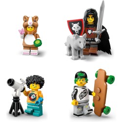 LEGO Minifigures Serie 27, Scatola da Collezione con 1 di 12 Personaggi Giocattolo a Caso Inclusi Cupido, Pterodattilo, Pilota 