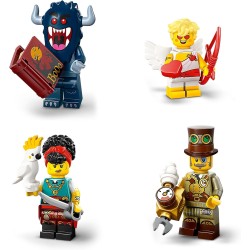 LEGO Minifigures Serie 27, Scatola da Collezione con 1 di 12 Personaggi Giocattolo a Caso Inclusi Cupido, Pterodattilo, Pilota 