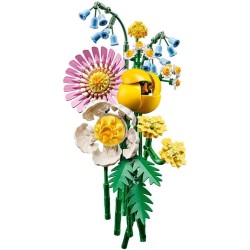 LEGO 10347 Botanicals Bouquet di Fiori Estivi con Campanule, Rosa, Tulipano e Altri Fiori Finti - Decorazione Floreale di Casa 