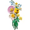 LEGO 10347 Botanicals Bouquet di Fiori Estivi con Campanule, Rosa, Tulipano e Altri Fiori Finti - Decorazione Floreale di Casa 
