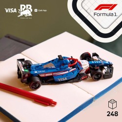 LEGO 77246 Speed Champions Auto da Corsa F1 Visa Cash App RB VCARB 01 Modello di Macchina da Collezione con Minifigure del Pilo