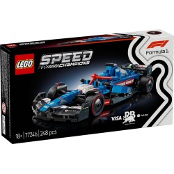 LEGO 77246 Speed Champions Auto da Corsa F1 Visa Cash App RB VCARB 01 Modello di Macchina da Collezione con Minifigure del Pilo