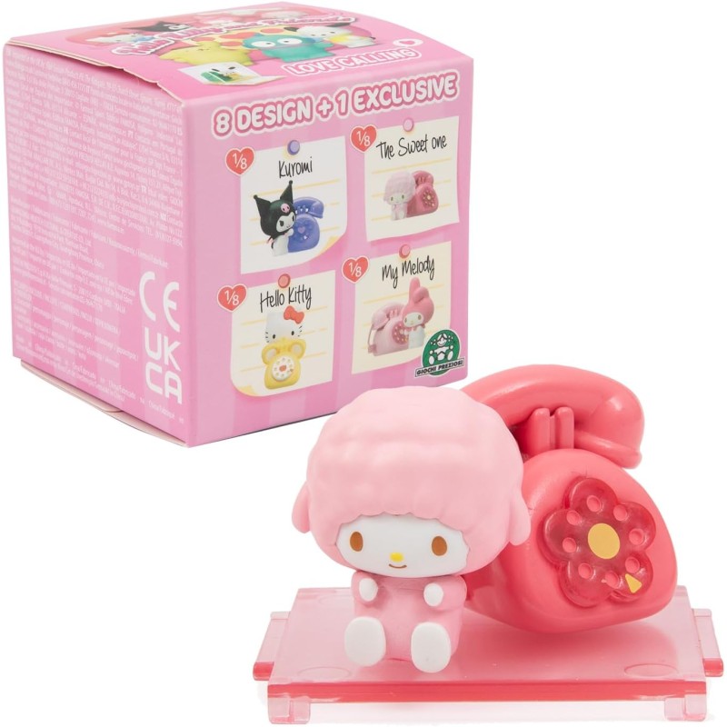 Hello Kitty - Blind Box Serie Telefono, Kuromi e i Loro Amici, 1 Figura Pop a Sorpresa su 9, Unboxing ed Arrivo Casuale, Mini B