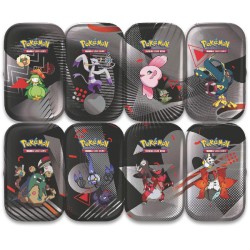 Pokémon SV10.5 Luce Nera e Fuoco Bianco Mini Tin Unima Chandelure e Zorua (IT), 1 pezzo, assortimento casuale