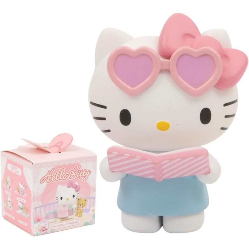 Giochi Preziosi - Hello Kitty - Blind Box Serie Dolce Cuore, 1 Figura Pop a Sorpresa su 9, Unboxing ed Arrivo Casuale, Mini Box