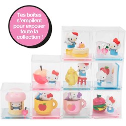 Giochi Preziosi - Hello Kitty - Blind Box Serie Mela, 1 Figura Pop a Sorpresa su 9, Unboxing ed Arrivo Casuale, Mini Box Traspa