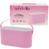 Verybella Beauty Box Dal Design Innovativo Con Specchio Rimovibile Rotante Pieghevole E Con Luci Led Beauty Case Con Pratico Ma