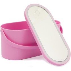 Verybella Beauty Box Dal Design Innovativo Con Specchio Rimovibile Rotante Pieghevole E Con Luci Led Beauty Case Con Pratico Ma