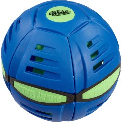 Wahu - Phlat Ball, Colore singolo Blu, Lancia un Disco e Prendi una Palla, Gioco da Esterni, Fresbee per l Aperto